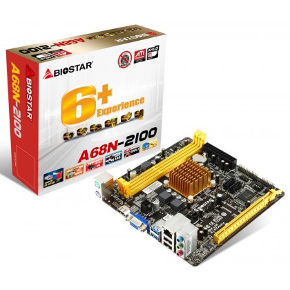 Biostar A68N-2100 AMD E1-2100 Dual-Core APU VGA HDMI DDR3 Mini ITX Motherboard